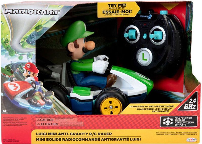 Jakks Pacific - Spin Out Luigi Kart - Figuur - 6.5 cm
