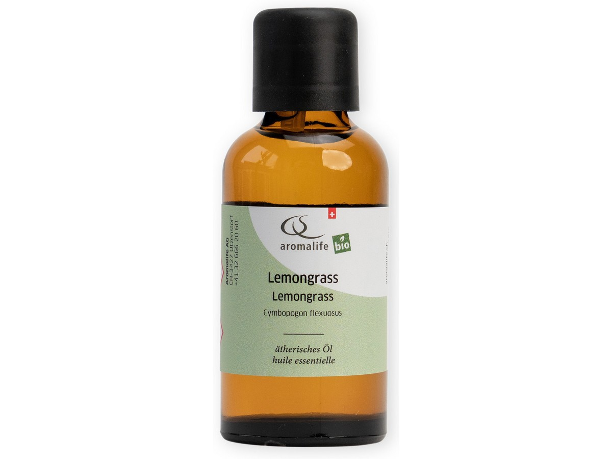 Aromalife Lemongras<br>50 ml, Flasche, Ätherisches Öl, BIO