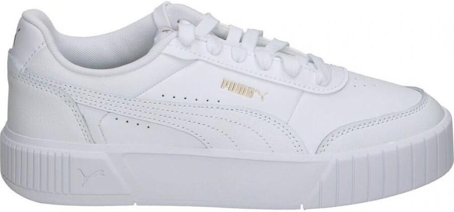 Puma Carina Mia leren sneakers wit