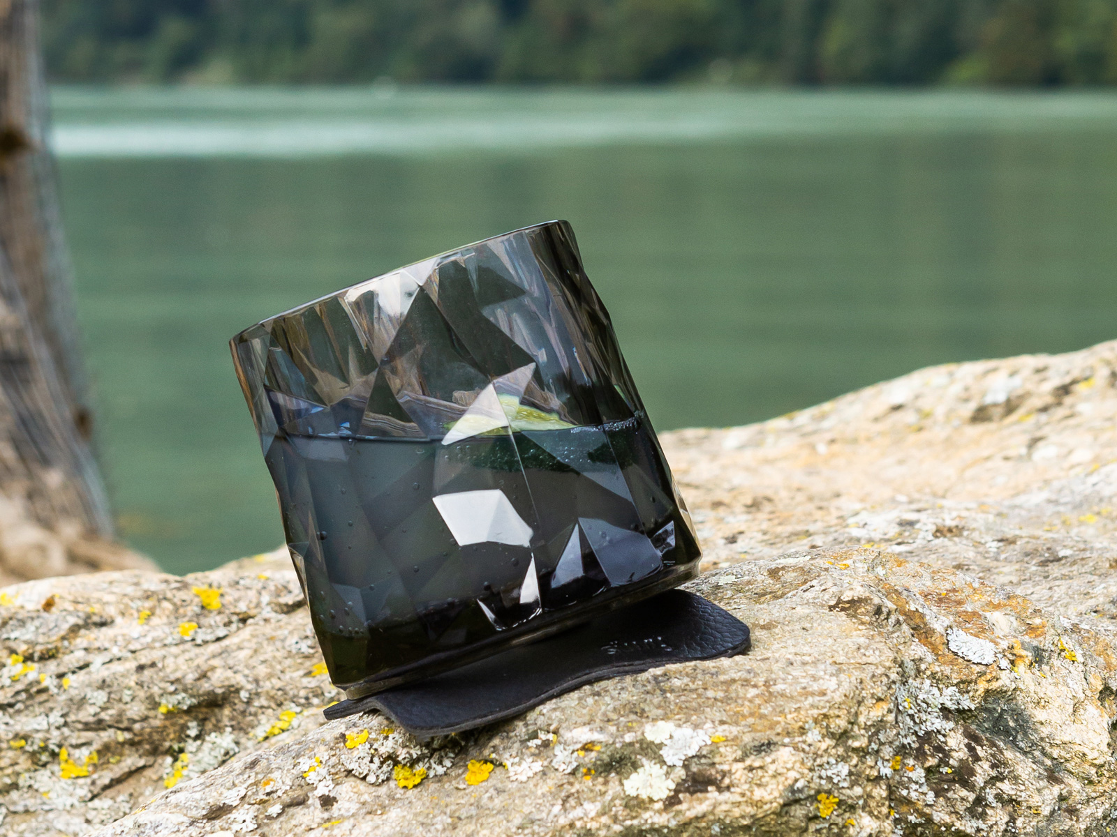 Silwy 2-delige set grijs magnetische Hightech TUMBLER-glazen
