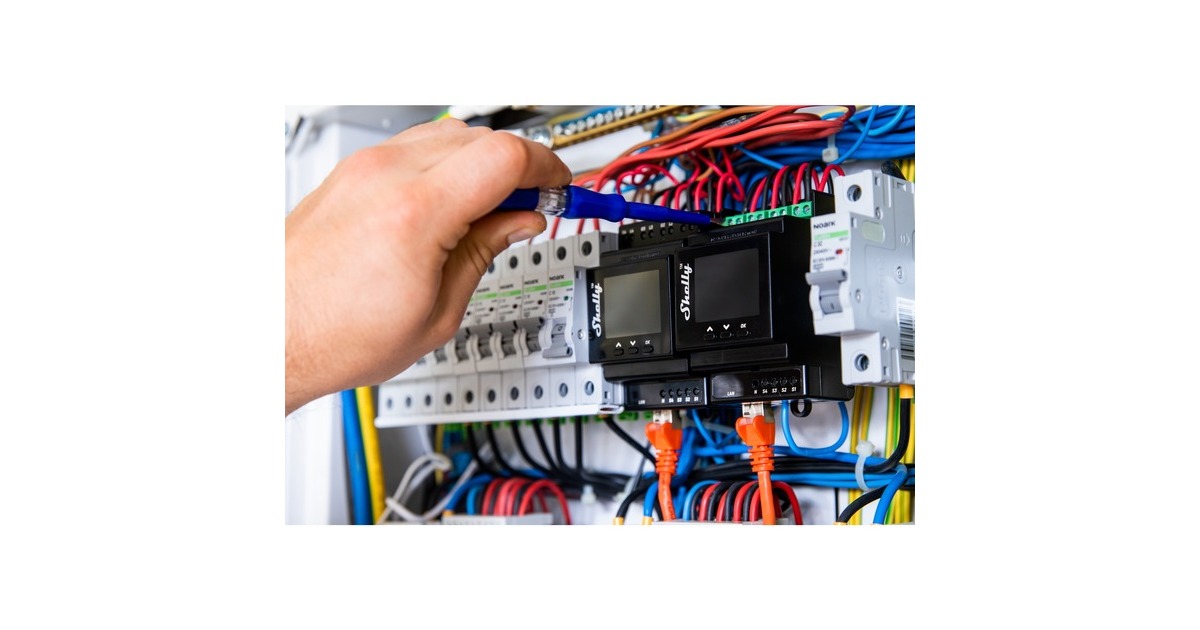ShellyPro 4PM relais  (4-kanaals, Wifi, LAN, Bluetooth)
