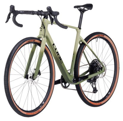 Gravel Bike Cube Nuroad C:62 SLX Sram GX Eagle AXS/Rival eTap AXS 12V 700 mm Vert Olive