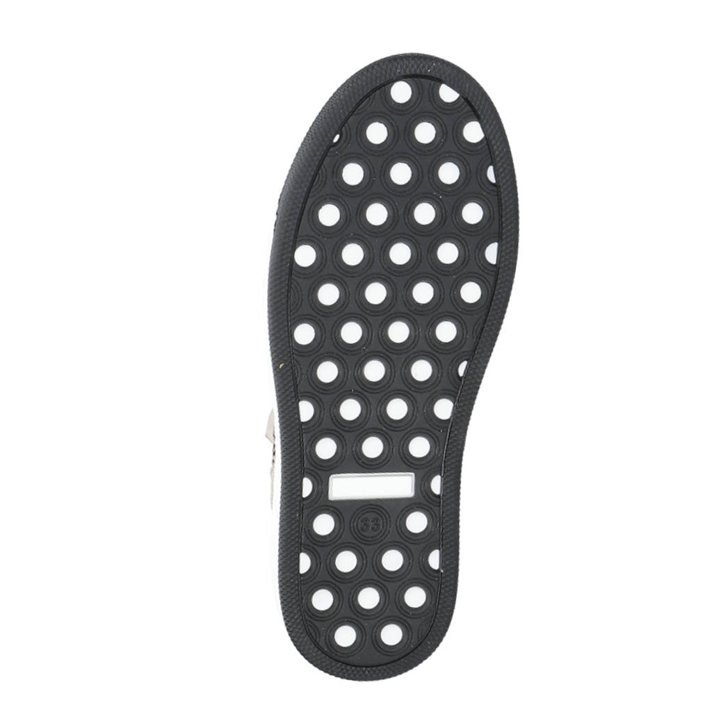 Red Code leren sneakers goud