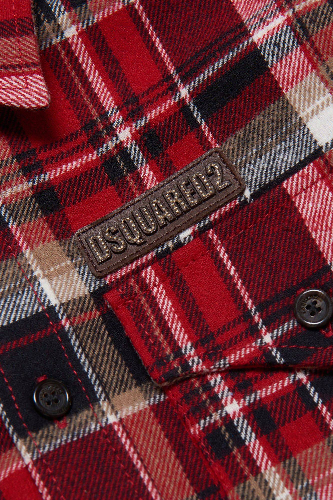 Dsquared2| Jungen Langarmhemd Regular Fit