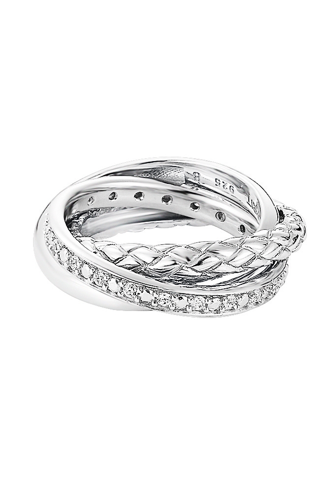 Esprit Damenring Round in Round ESRG91851A170