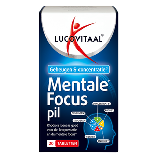 Lucovitaal Mentale Focus Pil Tabletten 20TB