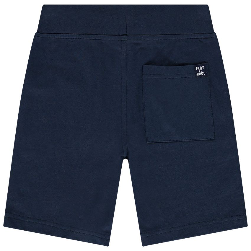 Lot de 2 bermudas unis en maille - Bleu marine