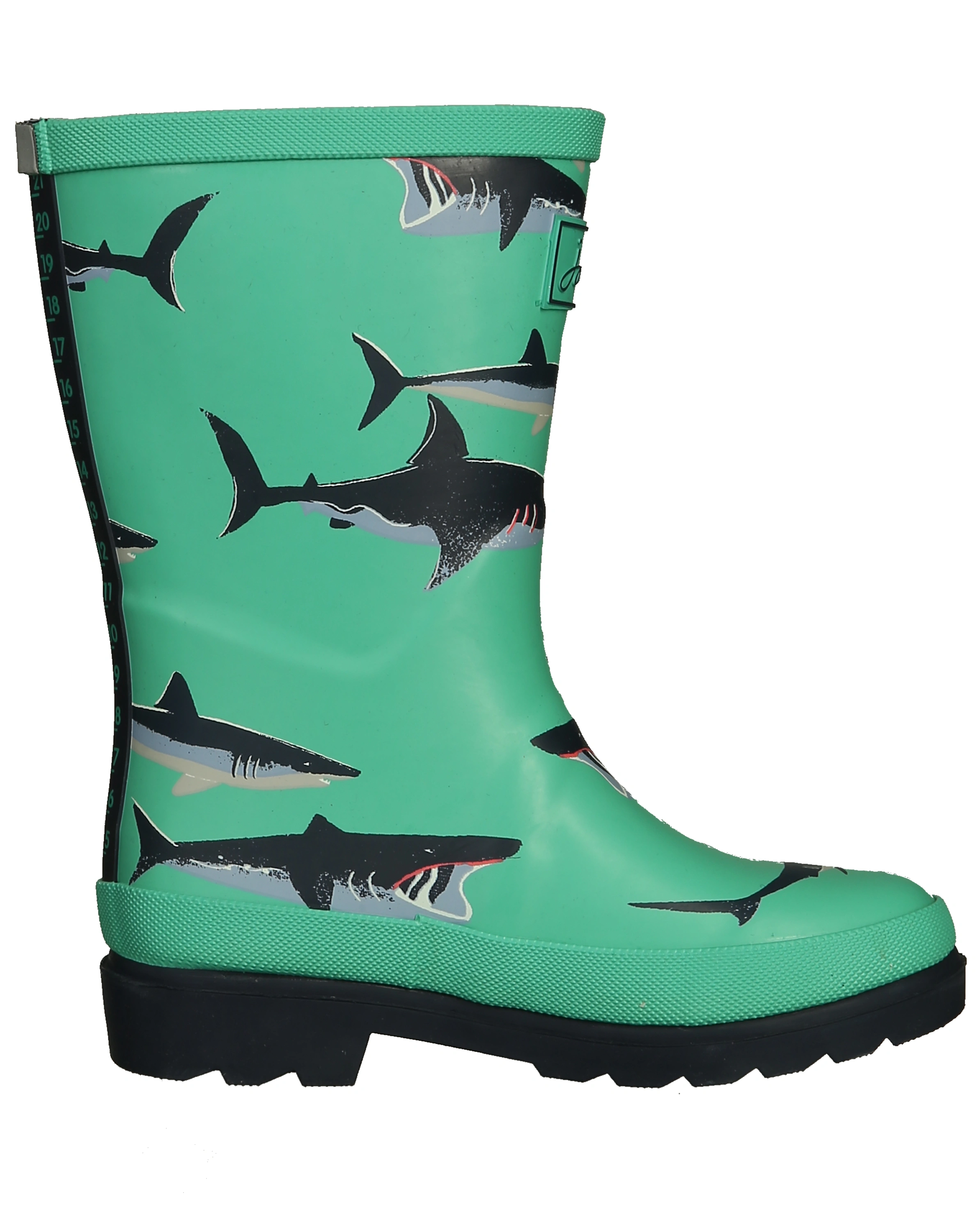 Gummistiefel JNR WELLY - SHARK in grün