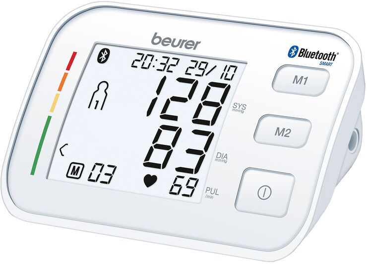 Beurer Blodtryksmåler med Bluetooth BM 57 Hvid