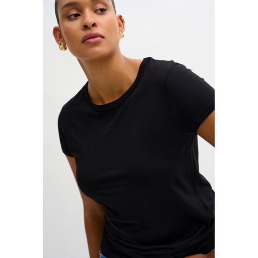 My Essential Wardrobe 16 The Modal Tee T-shirt, Sort, S