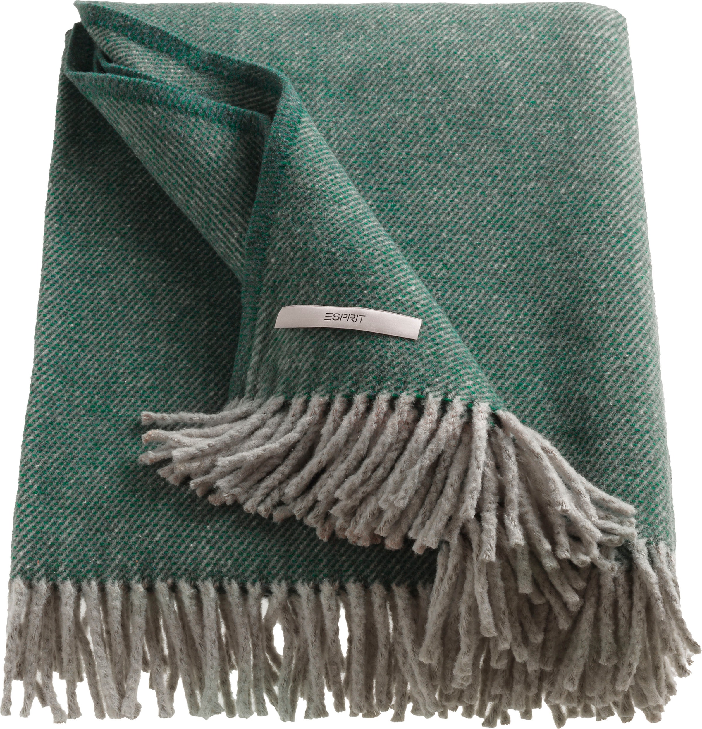 Esprit Wohndecke »Jade« aus recycelter Baumwolle, Kuscheldecke