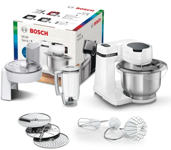 Bosch MUM Serie 2 MUMS2EW20 - Køkkenmaskine - 700 W - hvid