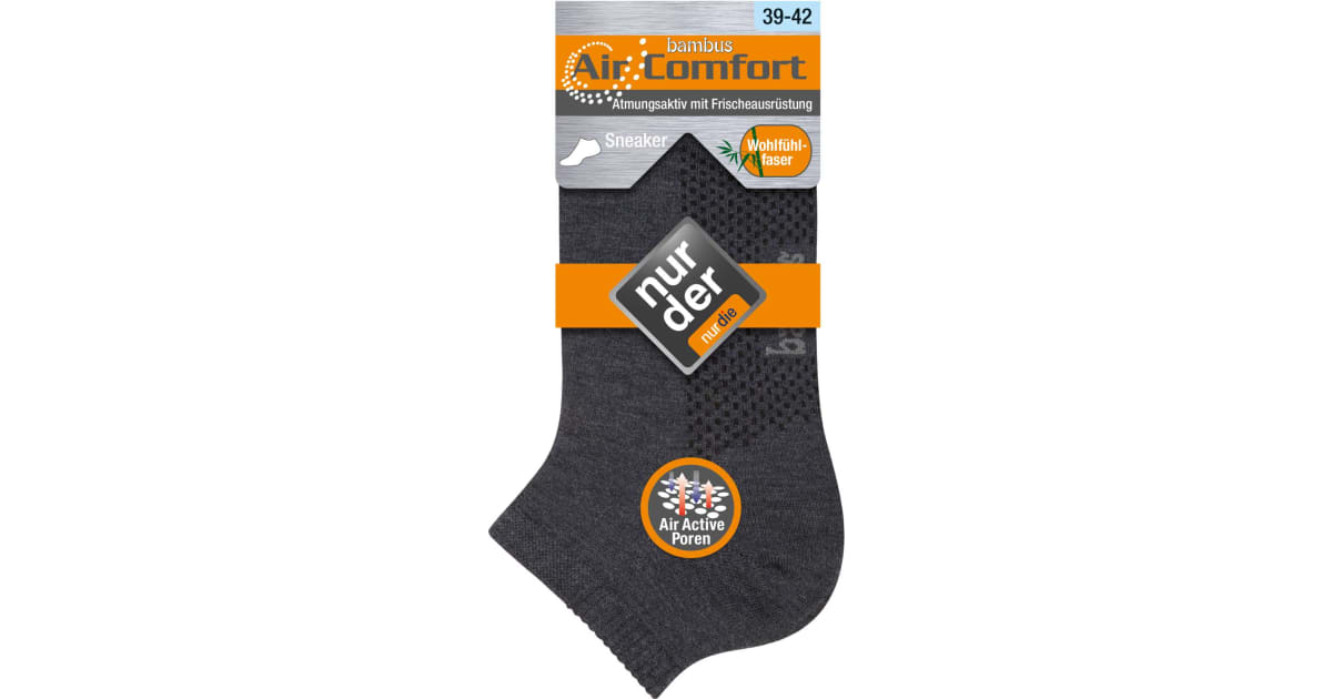 Nur Die Bambus Air Comfort Sneaker Socke