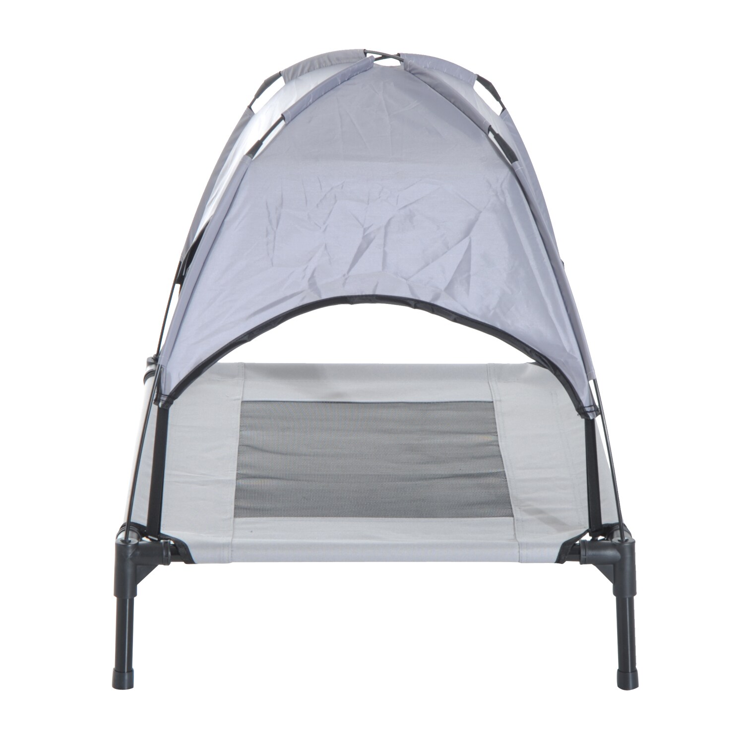 PawHut Haustierbett mit Baldachin L76 x B61 x H76 cm