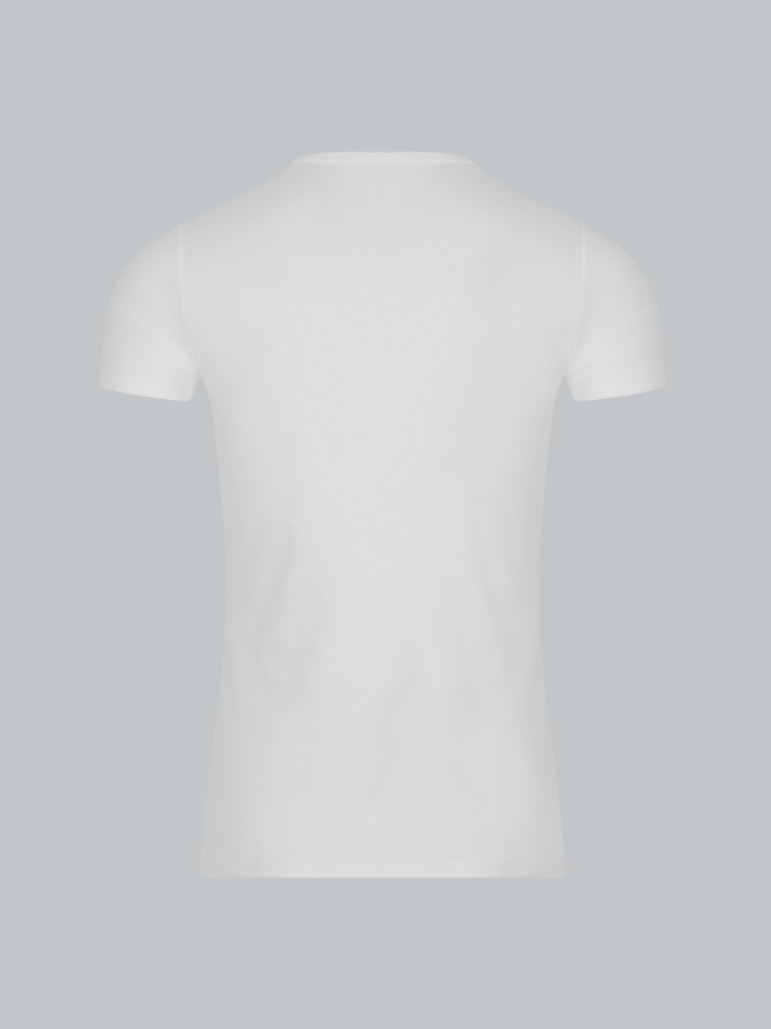 T-Shirt aus Baumwolle/Elastan Weiss