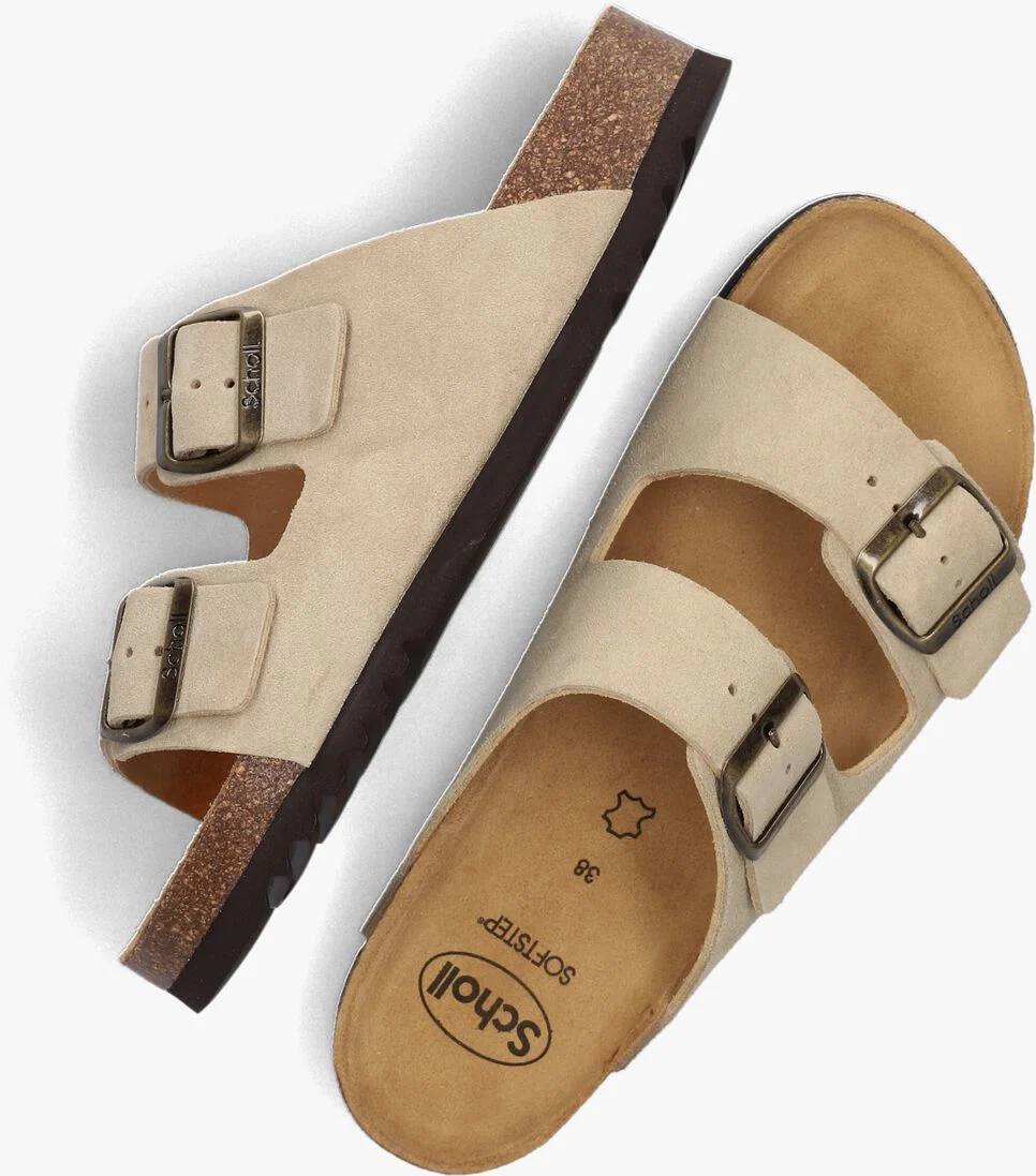 SCHOLL beige scholl slippers josephine
