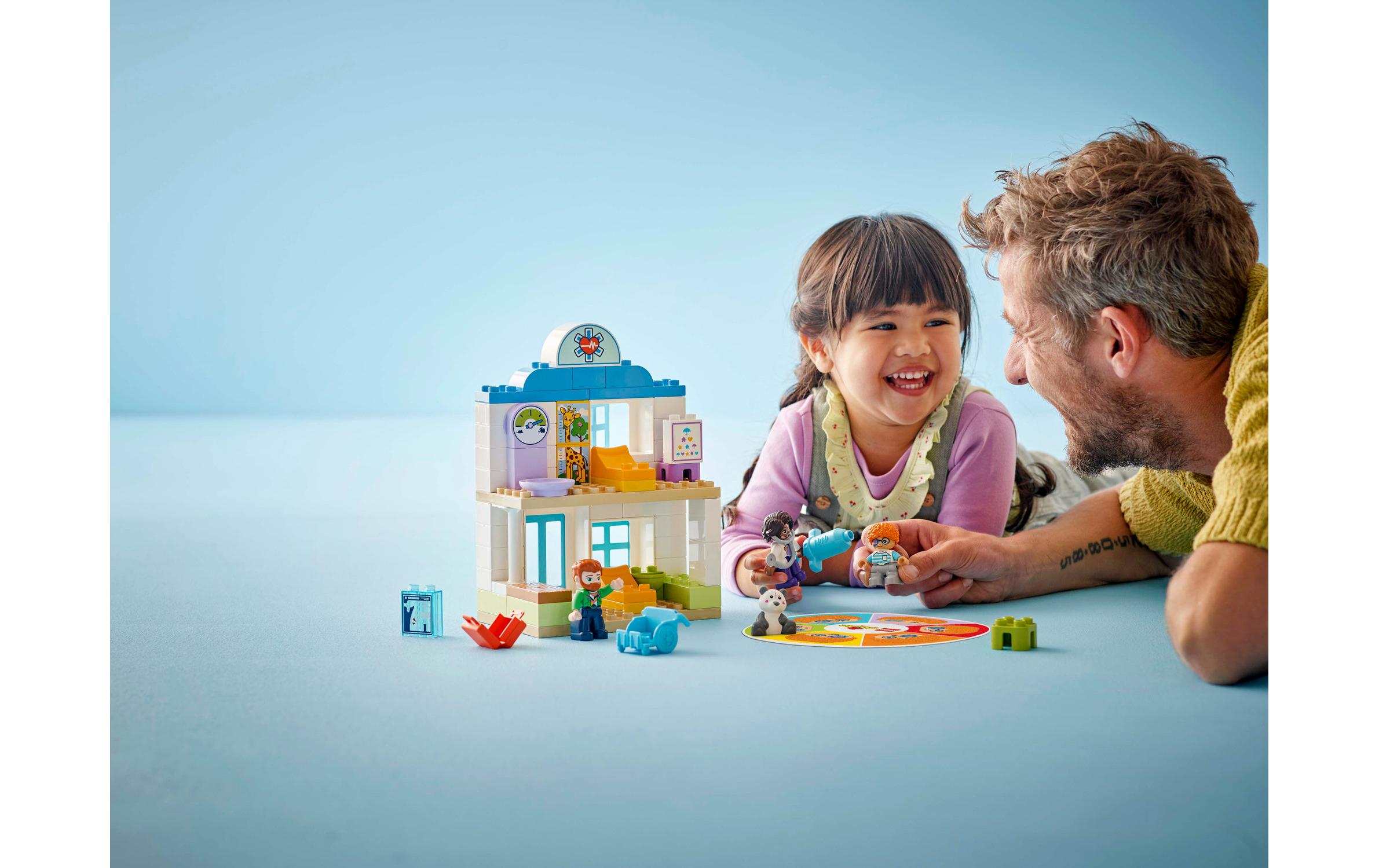 DUPLO® Erster Arztbesuch 10449Arztspielset, das Kleinkinder fantasievoll spielen lässt