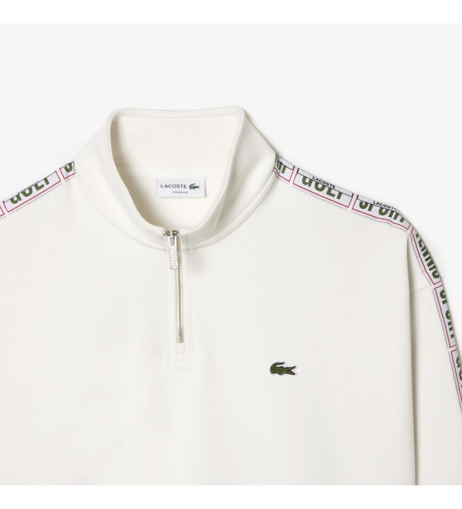 Moletom branco casual Lacoste