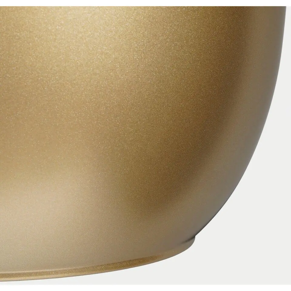 Mica Decorations Bloempot - goud - keramiek - 31 x 28 cm