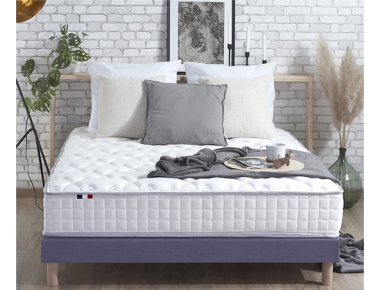 IDLITERIE - Matelas eco conçu polylatex recyclé très ferme 80 kg - made...