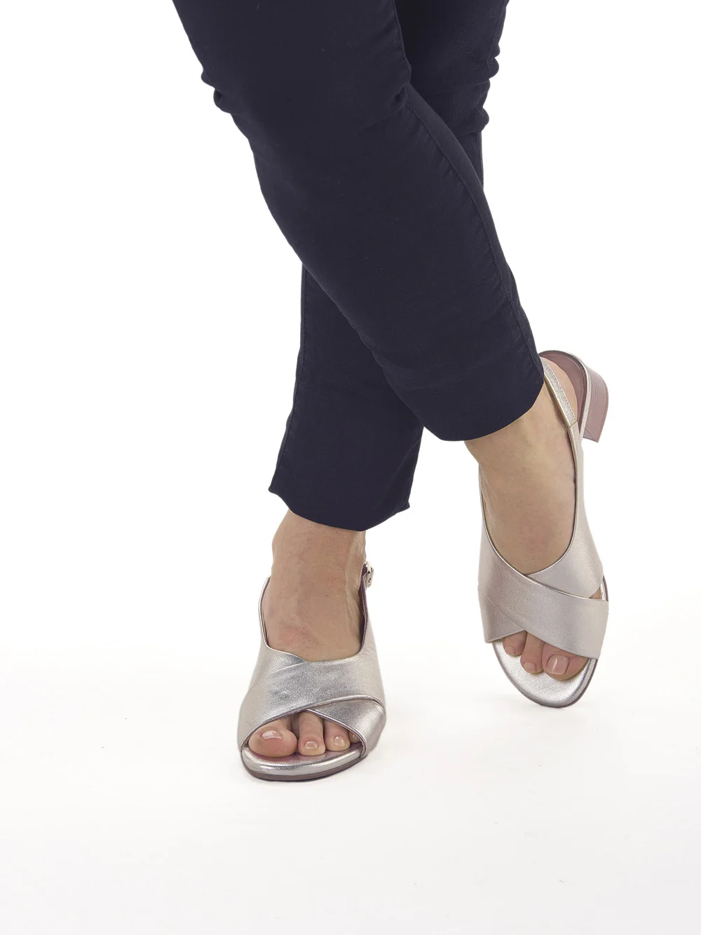 Sandalette Prato platin