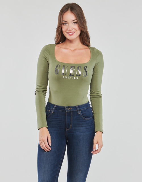 Guess - LS HEVELINA - Kaki