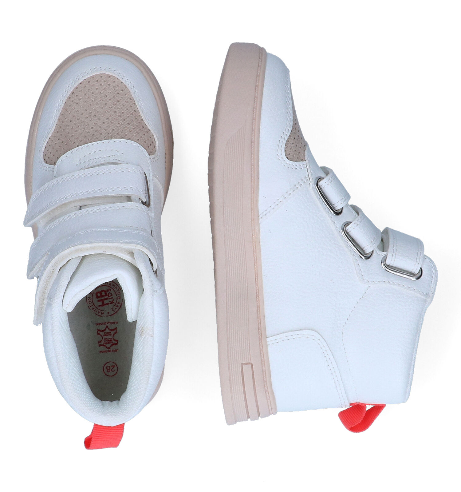 Hoge schoenen wit
