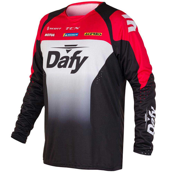 Dafy Moto - Maillot enfant Shot Noir / Rouge