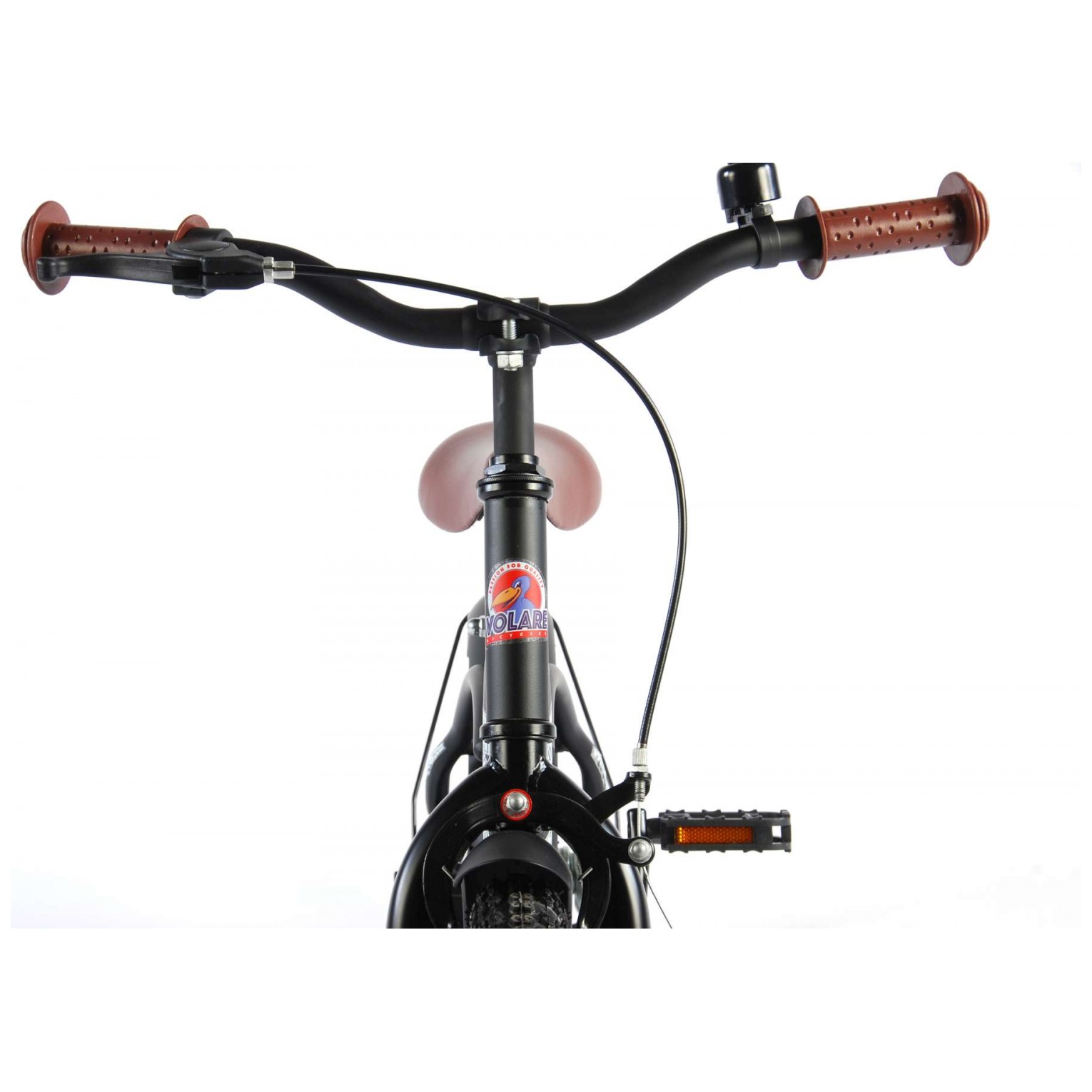 Volare Black Cruiser Fiets - 14 inch - Zwart