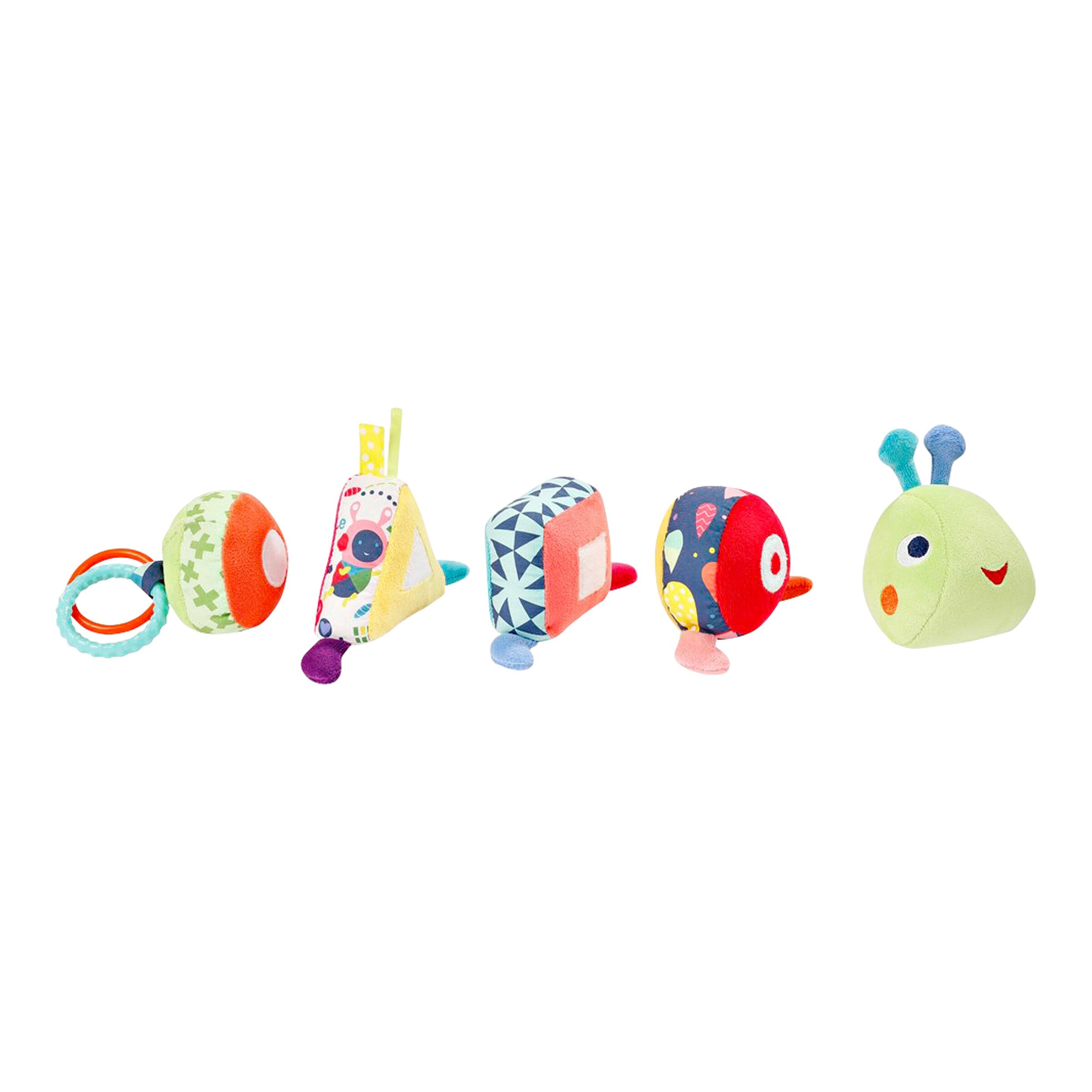 Fehn Activity-Puzzle-Raupe Color Friends