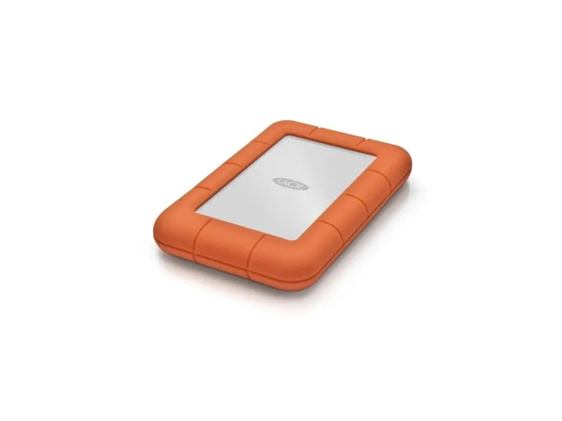 LaCie Rugged Mini - Harddisk - 4 TB - ekstern (bærbar) - USB 3.0 - 5400 rpm - 256-bit AES - med Seagate Rescue Data Recovery