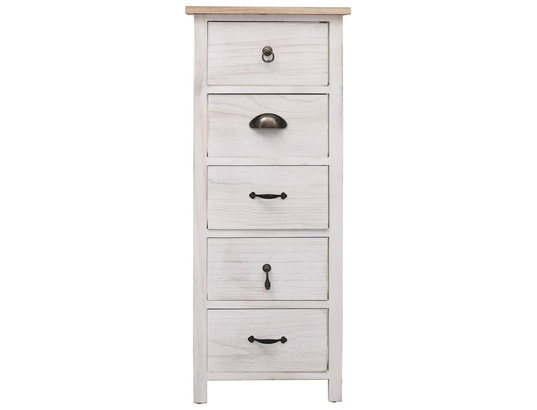VIDAXL - Armoire latérale 35 x 25 x 87 cm bois de paulownia