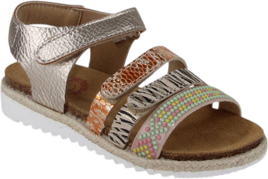 Develab 48480-351 meisjes sandalen metallic