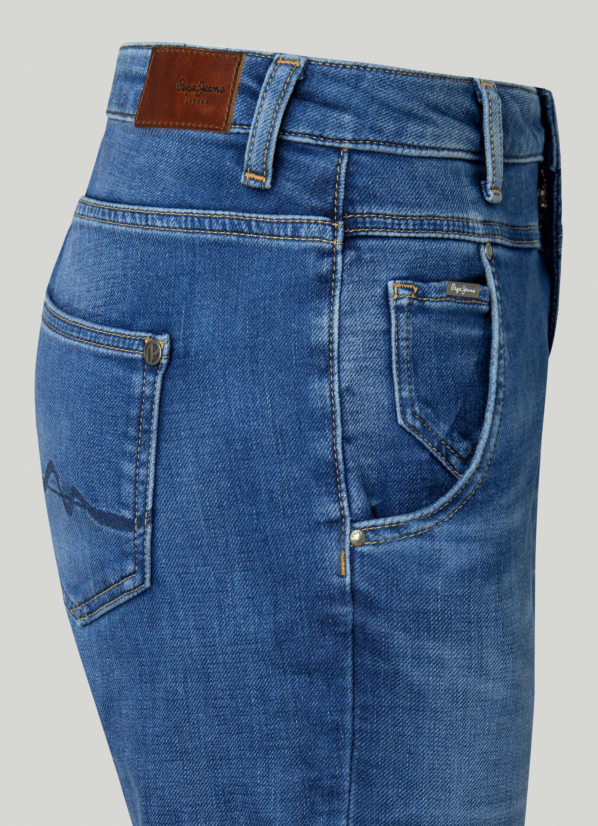 CALÇA JEANS CAREY FIT RELAXED DE CINTURA MÉDIA - jeans