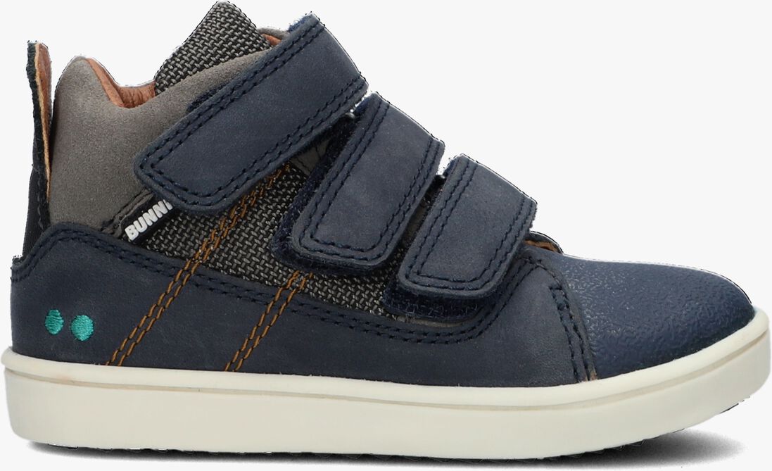 BUNNIESJR blauwe bunniesjr hoge sneaker patrick pit