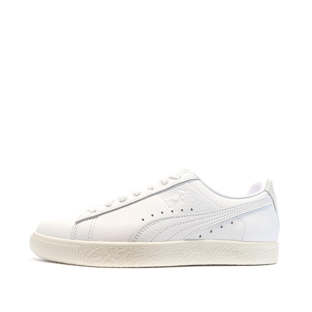 Puma Baskets Blanches Homme Puma Clyde Premium