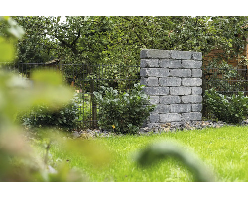 iBrixx Ambiente Grande basalt muursteen 28 x 21 x 14 cm