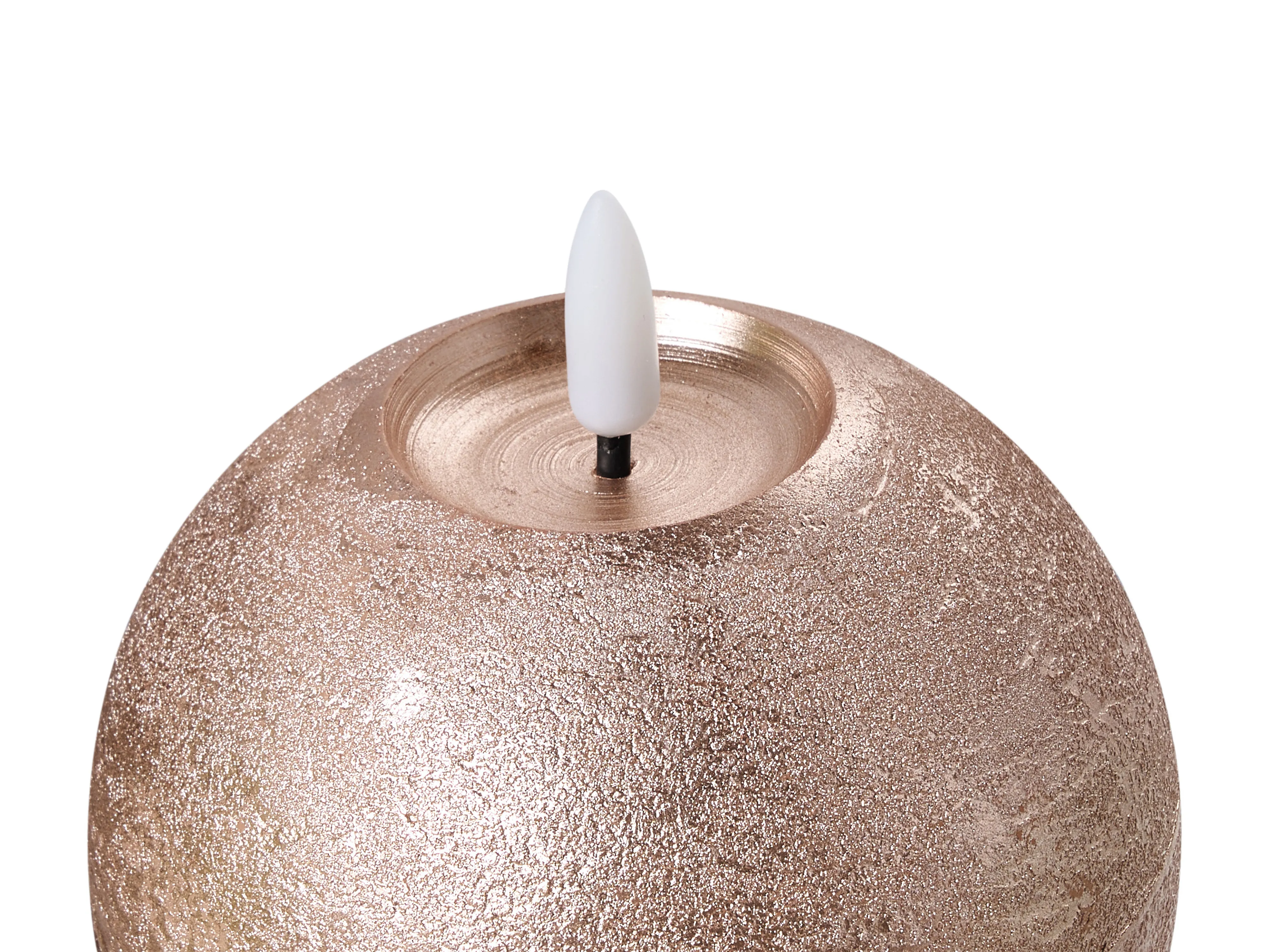 Set van 3 LED kaarsen AMBROSIA 11 cm Goud