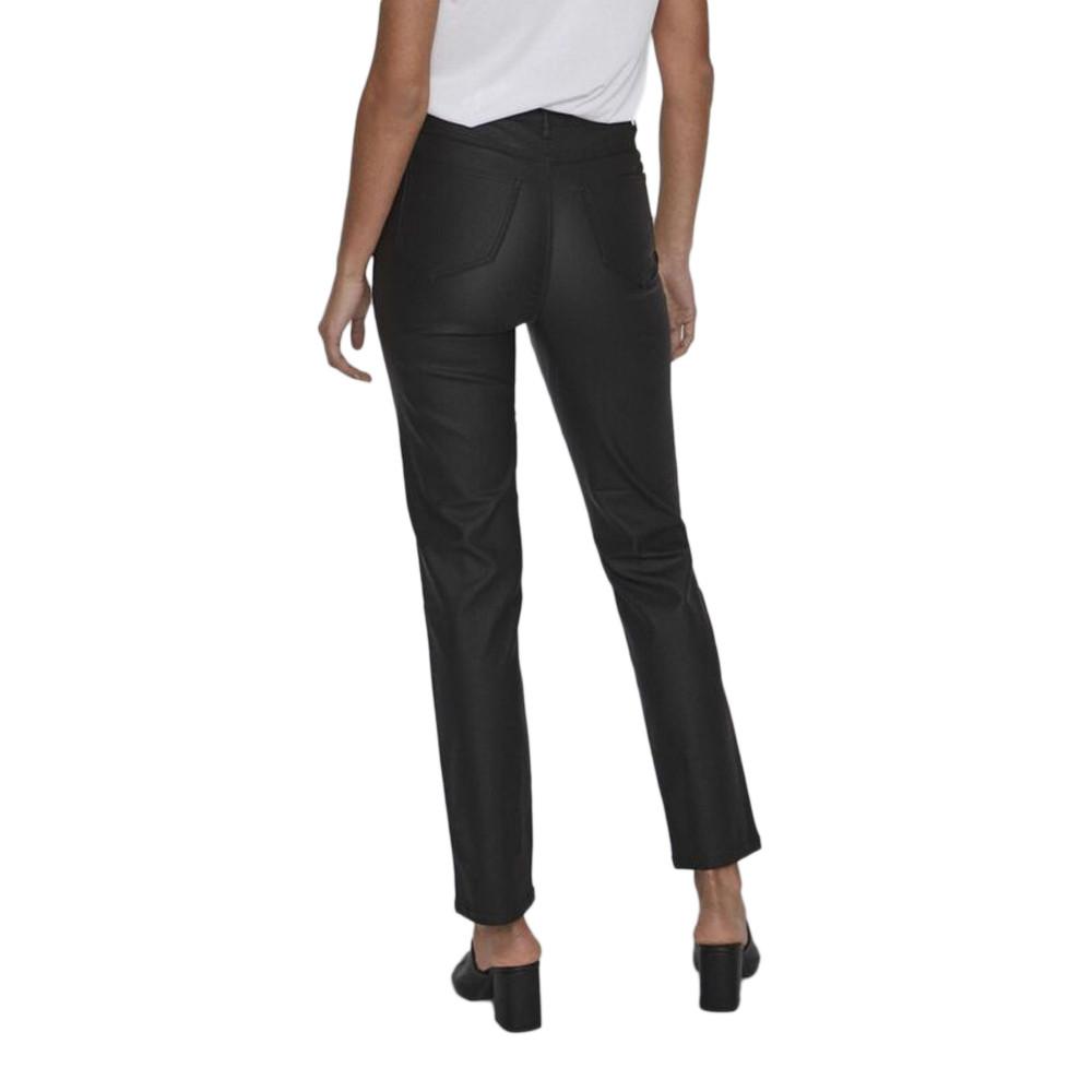 Vila Jean Enduit Noir Femme Vila Commit