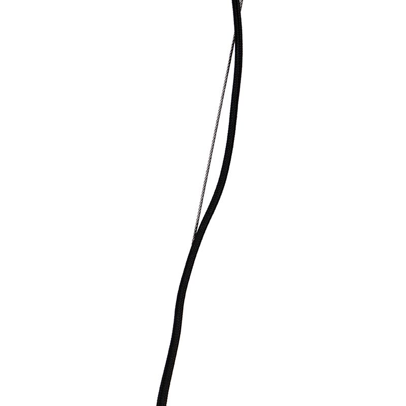 Design hanglamp rond zwart 70 cm - Dos