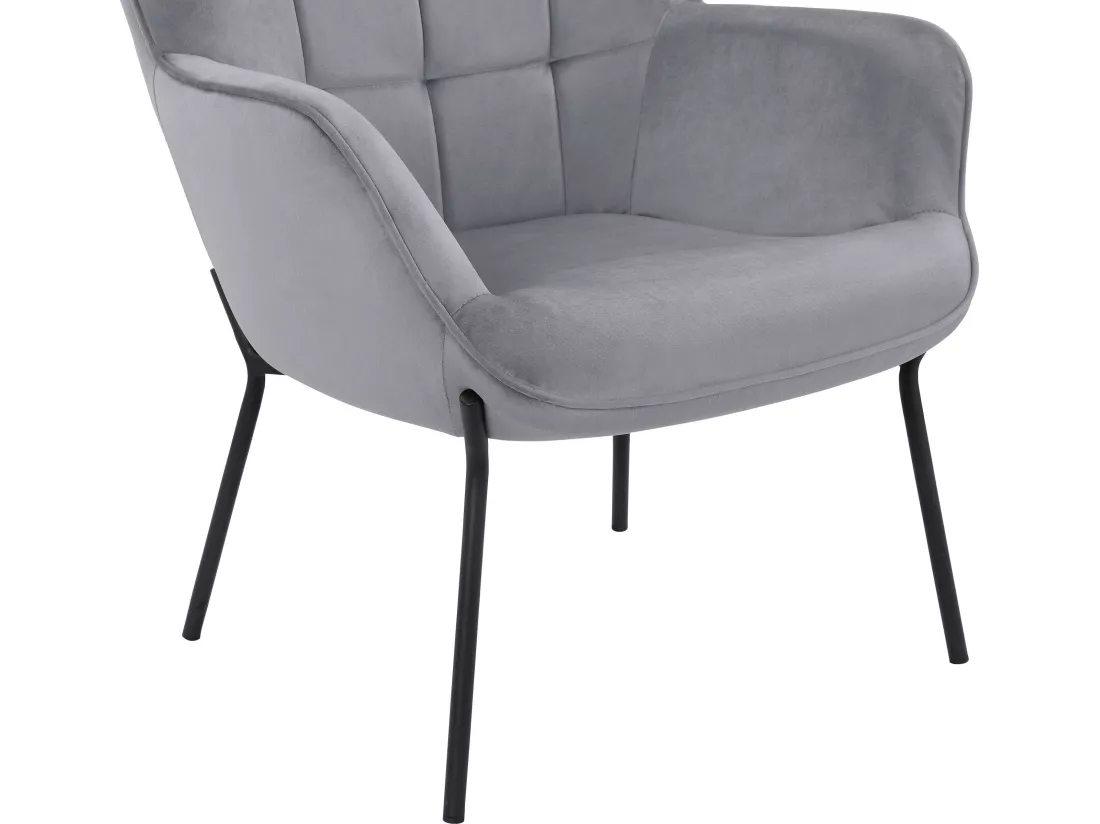 Fauteuil Boris Gris Clair Stax
