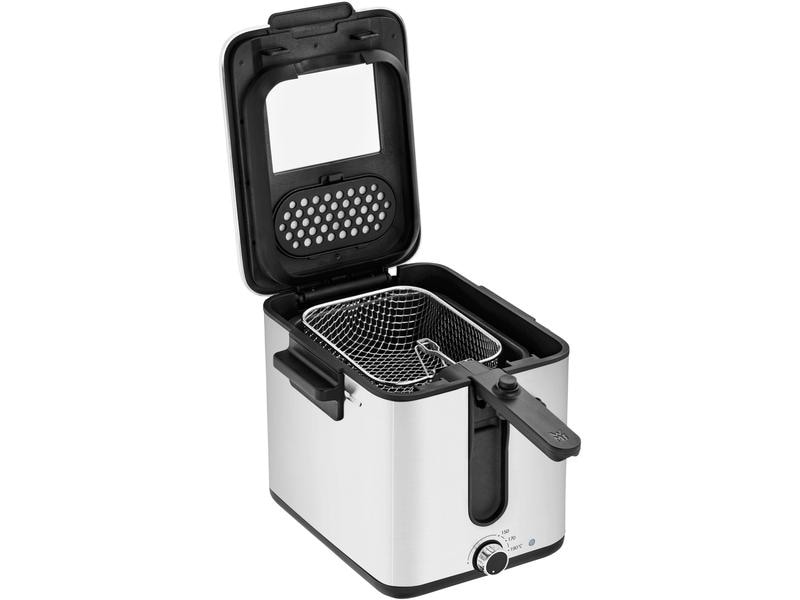 WMF Fritteuse Küchenminis Fryer & Dicer Schwarz/Silber Fritteuse mit Kartoffel Schneider