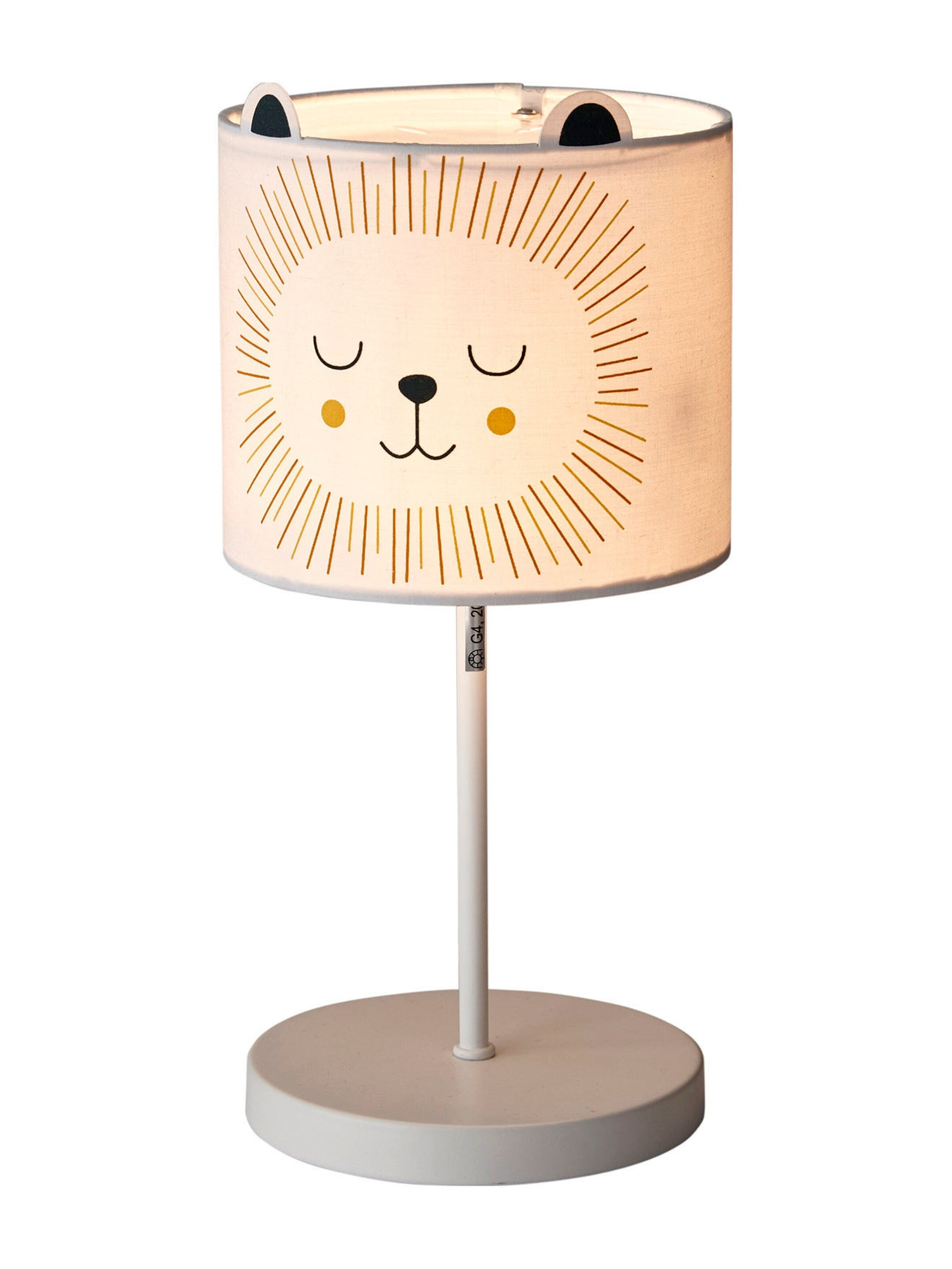 Vertbaudet Kinder Nachttischlampe LÖWE beige