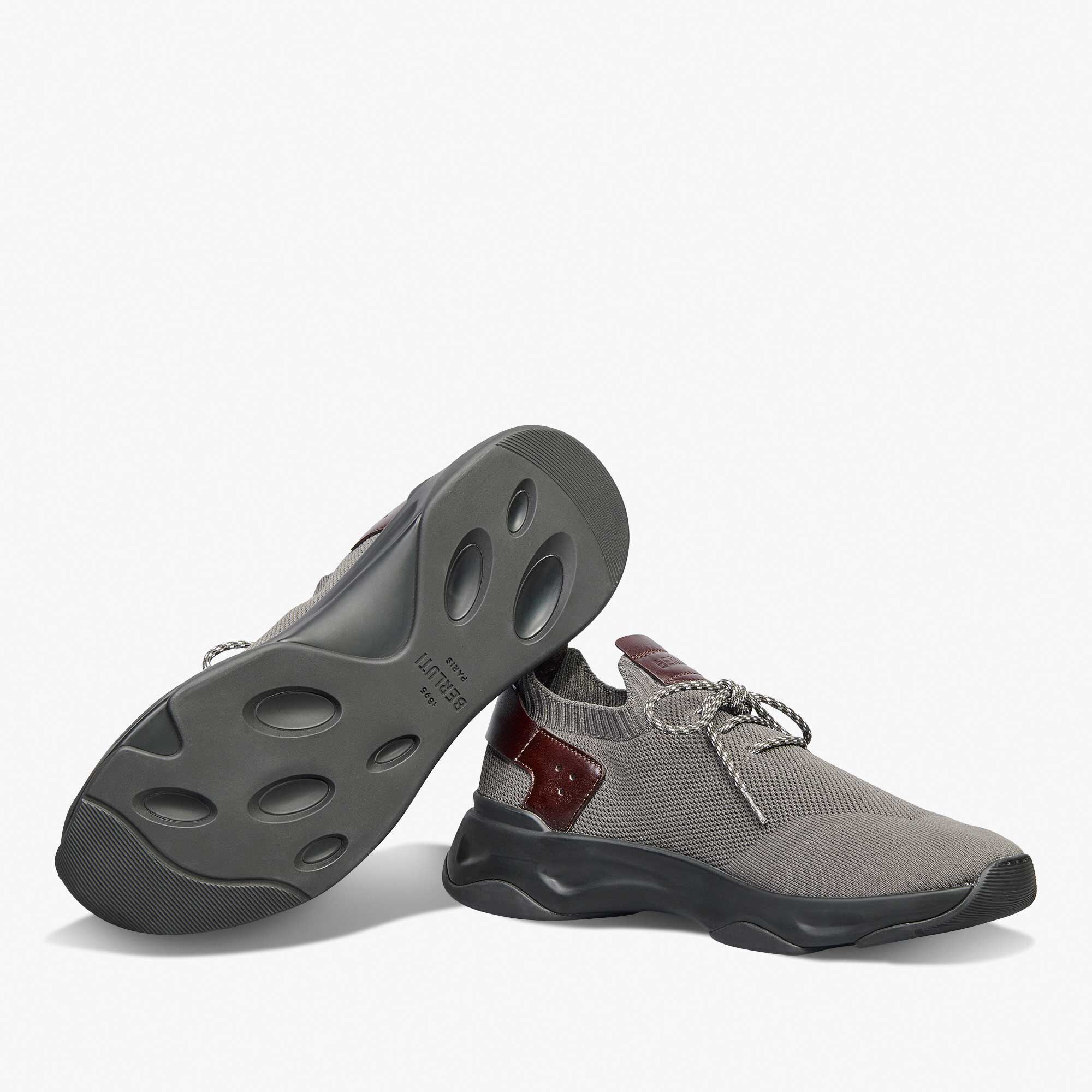 Sneaker Shadow En Scritto Knit Et Cuir
