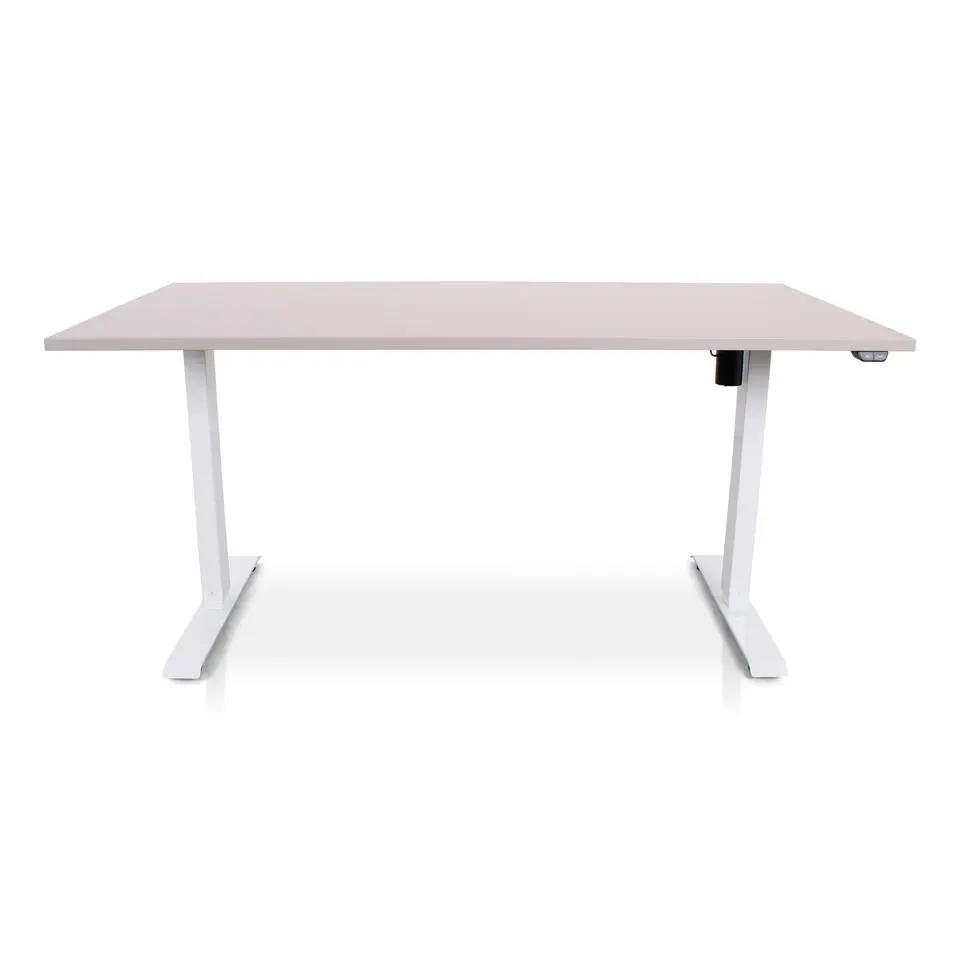 MRC EASY Zit-Sta Bureau – Elektrisch Verstelbaar – 160x80 cm – Blad Sand Grey