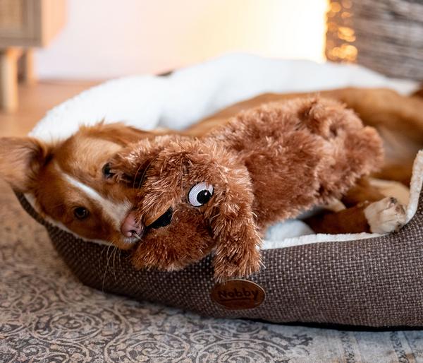 Nobby Hundespielzeug Plüschhund Schlapi