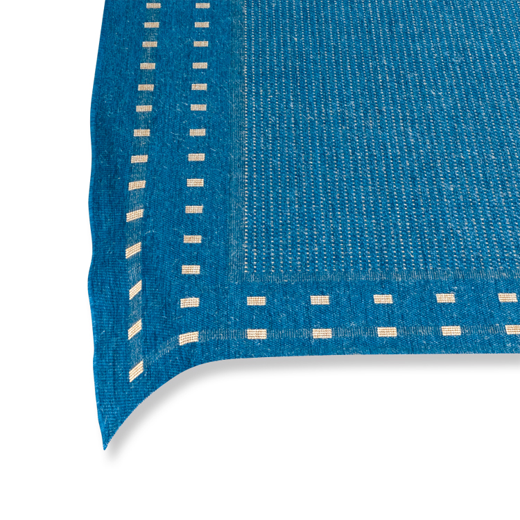In-/Outdoorteppich - blau - 80x150 cm