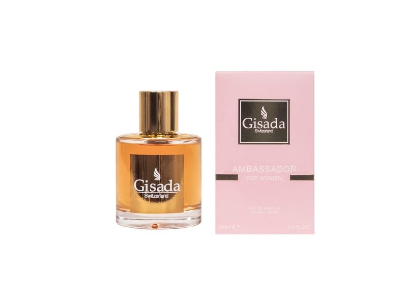 Gisada Eau de Parfum Ambassador Woman 100 ml Mischung aus frischen Früchten, zarten Blumen und einer warmen Basis