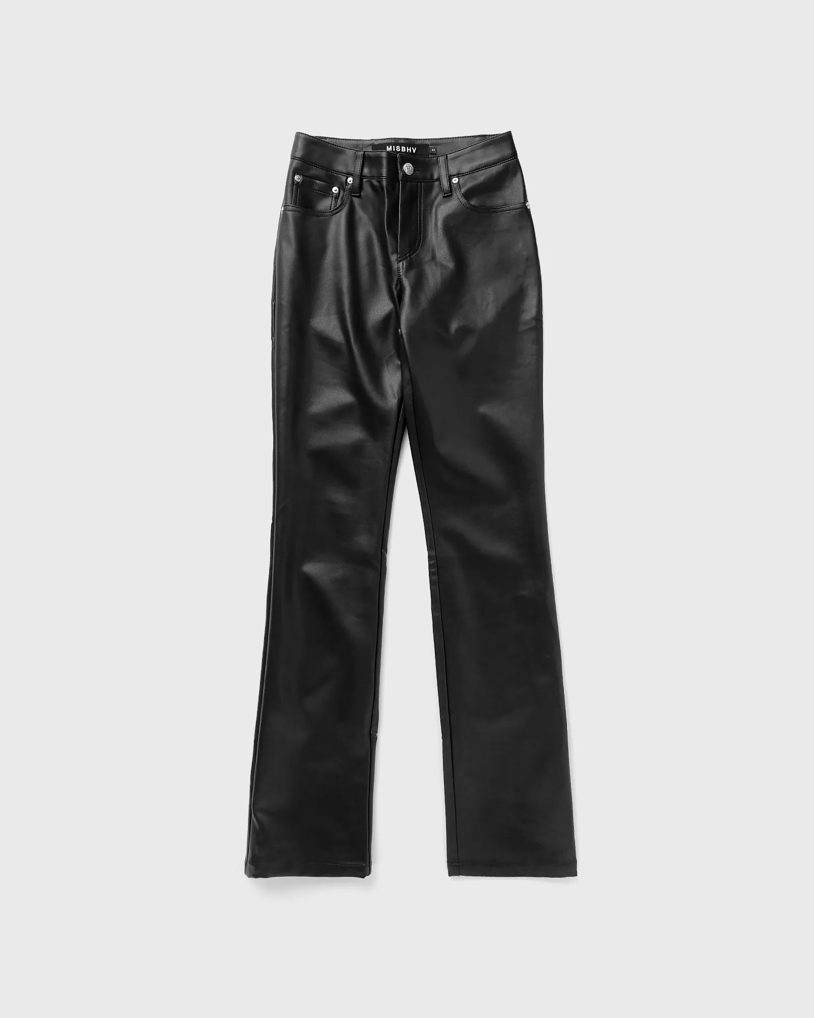 MISBHV VEGAN LEATHER TROUSERS