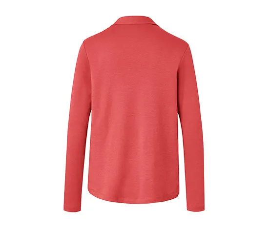 Sweatshirt mit Polokragen